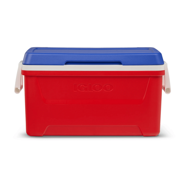 48QT Red White Blue Cooler